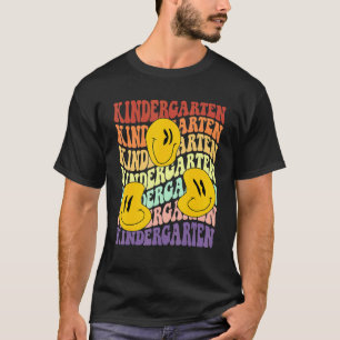 Kindergarten Pre K Lehrer Zurück zur Schule Retro T-Shirt