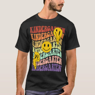 Kindergarten Pre K Lehrer Zurück zur Schule Retro T-Shirt
