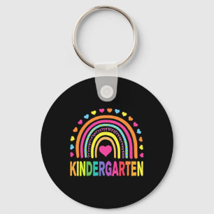 Kindergarten Rainbow Girls Boys Teacher Team Kinde Schlüsselanhänger