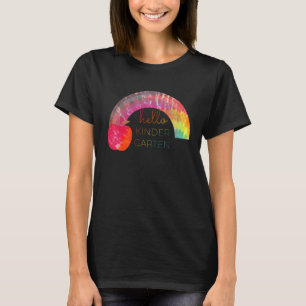 Kindergarten Rainbow Girls Boys Teacher Team Kinde T-Shirt