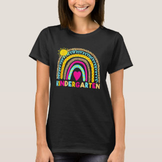 Kindergarten Rainbow Zurück zu Schülermädchen T-Shirt