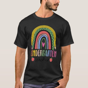 Kindergarten Regenbogen-Lehrer Willkommen zurück i T-Shirt