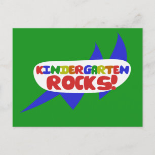 Kindergarten ROCKS Postkarte