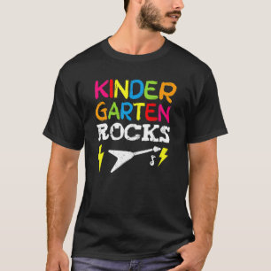 Kindergarten Rocks Preschooler zurück zum Schulcha T-Shirt