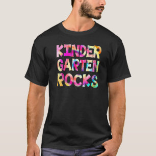 Kindergarten Rocks Tie Dye Team Kindergarten Lehre T-Shirt