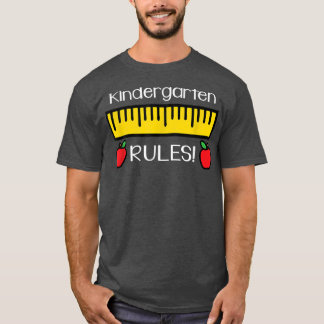 Kindergarten Rules , Cute Back to School Teacher G T-Shirt