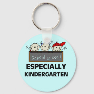 Kindergarten-Schule ist coole T-Shirts und Schlüsselanhänger