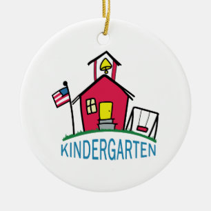 KINDERGARTEN-SCHULE KERAMIKORNAMENT