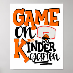 Kindergarten Spaß Sketch Schule Poster