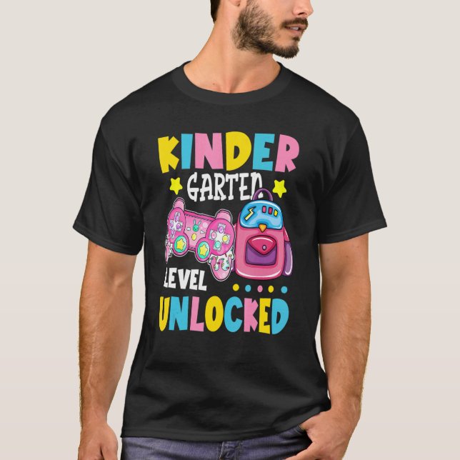 Kindergarten Spielermädchen T-Shirt (Vorderseite)