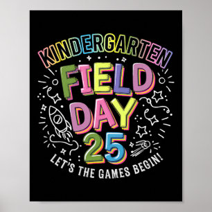 Kindergarten-Sportfest 2025 Die Spiele Beginnen Ki Poster