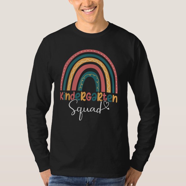 Kindergarten Squad Back To School Kindergarten Tea T-Shirt (Vorderseite)