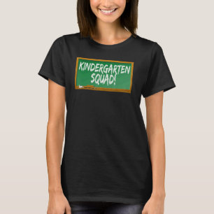 Kindergarten Squad Green Chalk Board T-Shirt