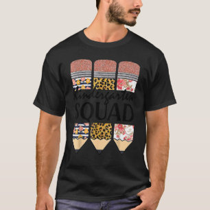 Kindergarten Squad KG Lehrer zurück zum Schulbuch T-Shirt