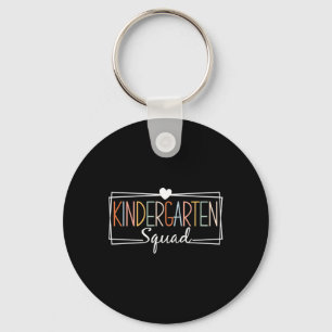 Kindergarten Squad Lehrer Kindergarten Zurück Schlüsselanhänger