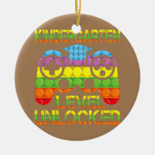 Kindergarten-Stufe freigeschaltet Back To School P Keramik Ornament