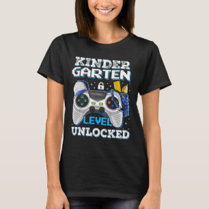 Kindergarten-Stufe freigeschaltet Lustiger Gamer-J T-Shirt