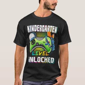 Kindergarten-Stufe freigeschaltetes Videospiel Byc T-Shirt