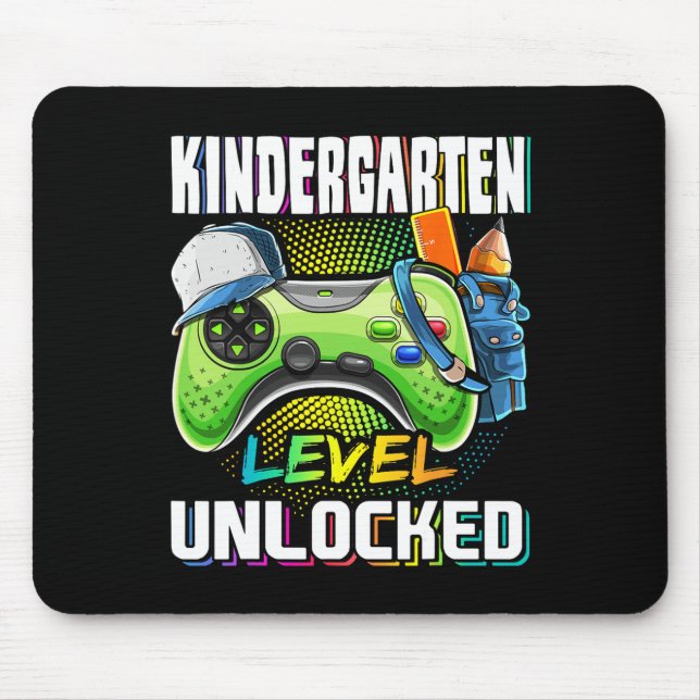 Kindergarten-Stufe freigeschaltetes Videospiel Ck  Mousepad (Vorne)