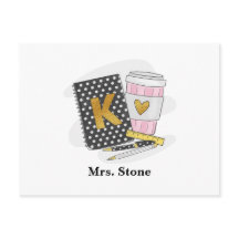 Kindergarten Teacher Black Notebook Kaffee Custom