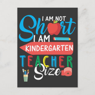 Kindergarten Teacher Day Educator Creative Postkarte