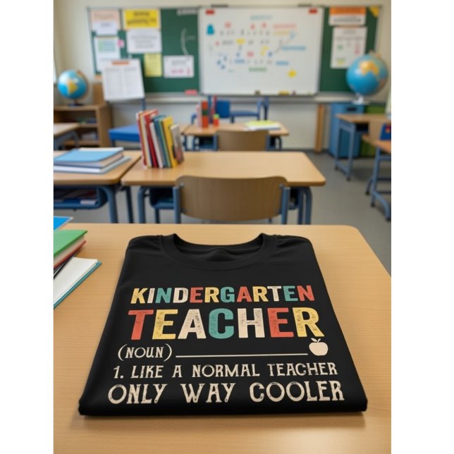 Kindergarten Teacher Definition - Funny T-Shirt (Von Creator hochgeladen)