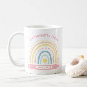 Kindergarten Team Squad Lehrer zurück zur Schule Kaffeetasse