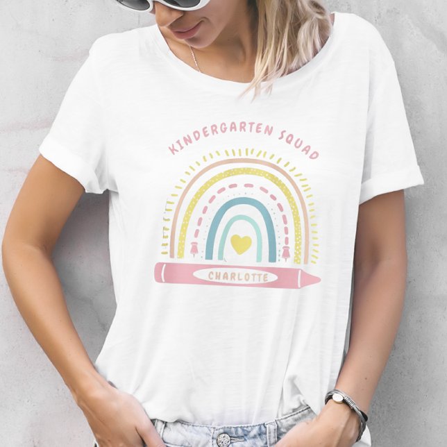 Kindergarten Team Squad Lehrer zurück zur Schule T-Shirt (Von Creator hochgeladen)