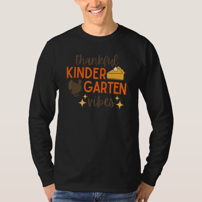 Kindergarten Thanksgiving T-Shirt (Vorderseite)