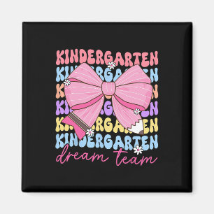 Kindergarten Traumteam Lehrer Schleife Zurück zur Magnet