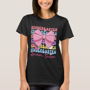 Kindergarten Traumteam Lehrer Schleife Zurück zur T-Shirt
