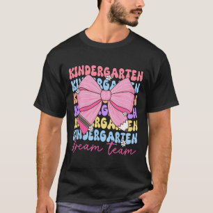 Kindergarten Traumteam Lehrer Schleife Zurück zur T-Shirt