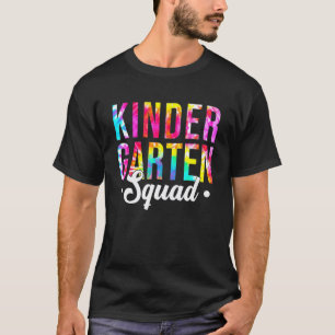 Kindergarten-Trupp Tie Dye Team Kindergarten Lehre T-Shirt