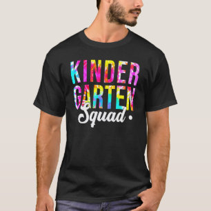 Kindergarten-Trupp Tie Dye Team Kindergarten Lehre T-Shirt