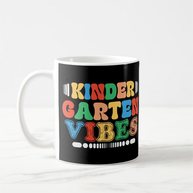 Kindergarten Vibes Zurück zu Schüler Kaffeetasse (Links)