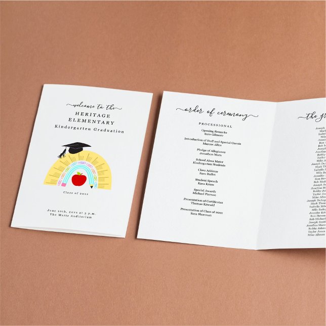 Kindergarten Vorschule Abschluss Programm (1 Spalt Flyer (Von Creator hochgeladen)