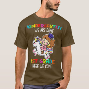 Kindergarten We Are Done Unicorn Magical Class Of T-Shirt