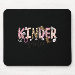 Kindergarten Western Cowgirl-Lehrerin Zurück zur S Mousepad