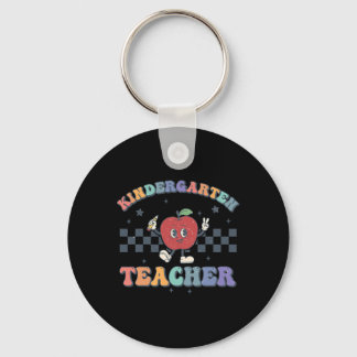 Kindergartener Lehrer Groovy Ck Zur Schule Team Kg Schlüsselanhänger