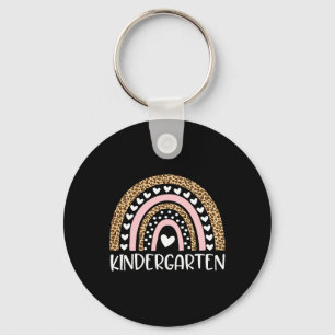 Kindergartener Lehrer Leopard Regenbogen Lehrer Ck Schlüsselanhänger