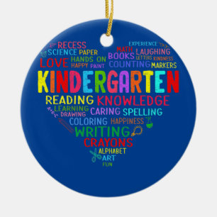 Kindergartenerzieherin Lustig Zurück zur Schule Ki Keramik Ornament