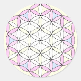 Kindergartengel5 Runder Aufkleber