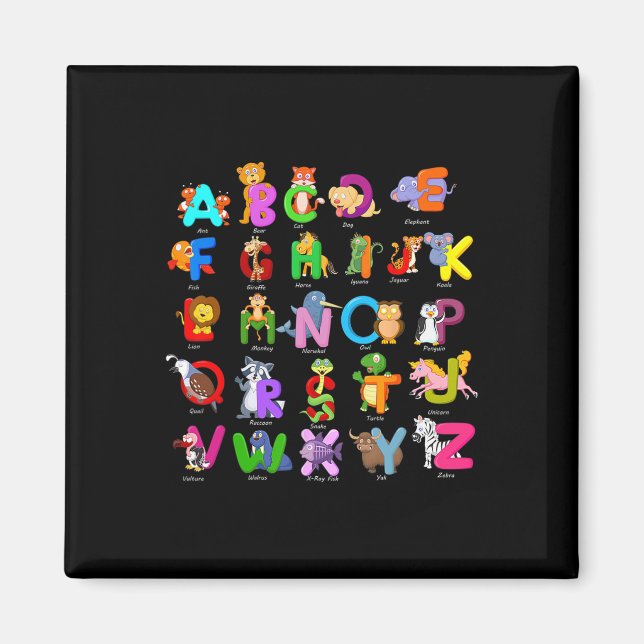 Kindergartenlehrer der Tierabcs Magnet (Vorne)