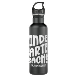 Kindergartenlehrer | Einfache Typografie Edelstahlflasche