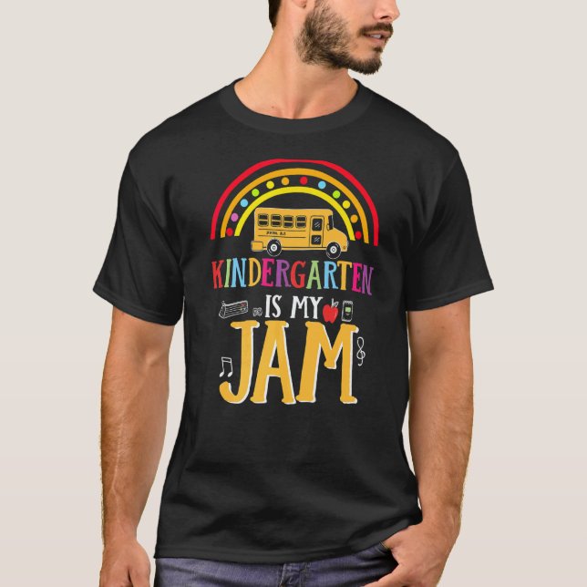 Kindergartenlehrer Kindergarten Erster Schultag de T-Shirt (Vorderseite)