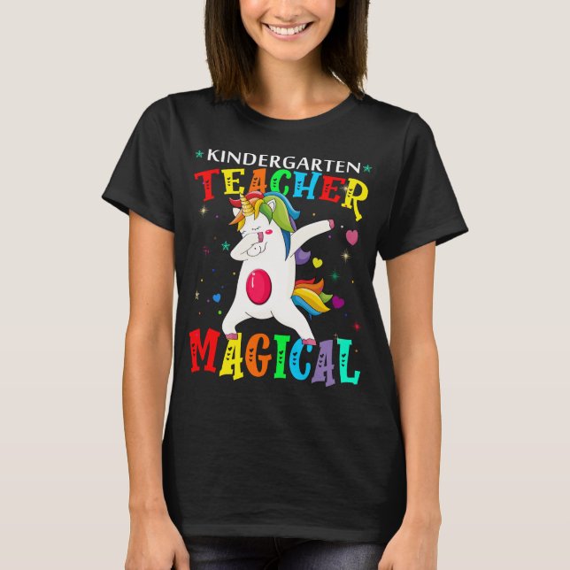 Kindergartenlehrer magisch T-Shirt (Vorderseite)