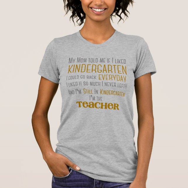 Kindergartenlehrer T-Shirt (Vorderseite)