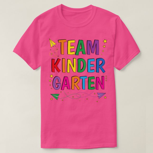 Kindergartenlehrer Vorschule T-Shirt (Design vorne)