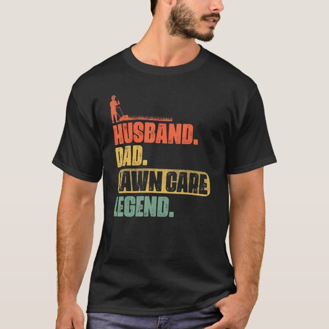Kindergartenmäher für Vater und Kindergarten T-Shirt (Vorderseite)