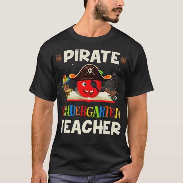 Kindergartenpädagoge zu Halloween-T-Shirts Pir T-Shirt (Vorderseite)